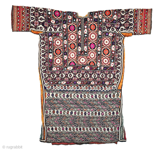 Woman’s Tunic (Chola or Gajj),From Thano Bula Khan , Sindh Region Of( Pakistan) Undivided India.

This were traditionally used mainly by Burfati Group of Thano Bula Khan, Dadu. Sindh Region.Silk Embroidered With Silk,  ...