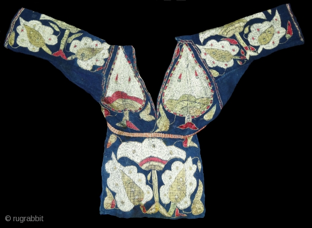 Embroidery Backless Choli(Child) From Chamba Region of Himachal Pradesh India.Circa 1900(DSC01892 New).                     