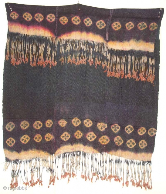 Zanskar Bokh Shawl From Tribal Area of Zanskar Ladakh India.Its Pure Indigo Blue colour has been used and made by yaks Wool. And its Tie and Dye work.very Rare Shawl.Its size is  ...