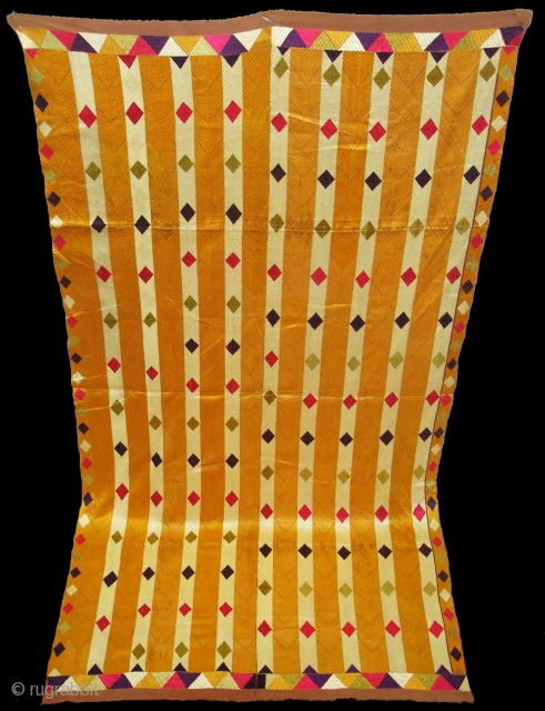 Phulkari From West(Pakistan)Punjab. India. With Rare influence of Multi-Colour Patang Design(DSC07091 New).                     