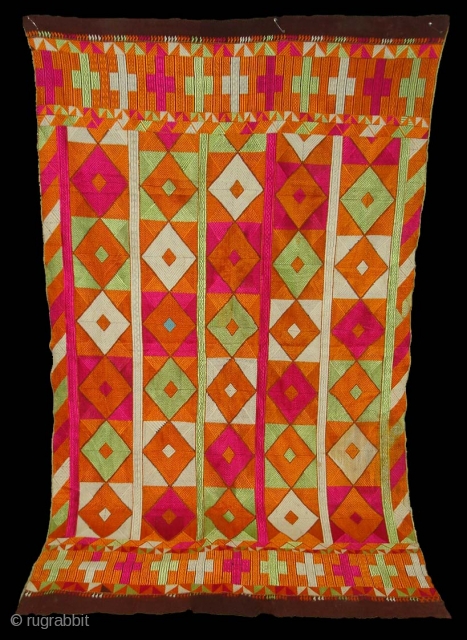 Phulkari From East(India)Punjab.India.One of the Best Indian Phulkari(DSC04725 New).                        