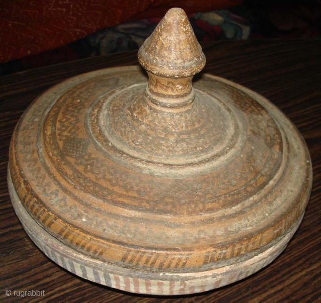 Clay Chapatti Dish From Sindh Area of Pakistan.Very Rare and Early Clay Dish(DSC00167)                    