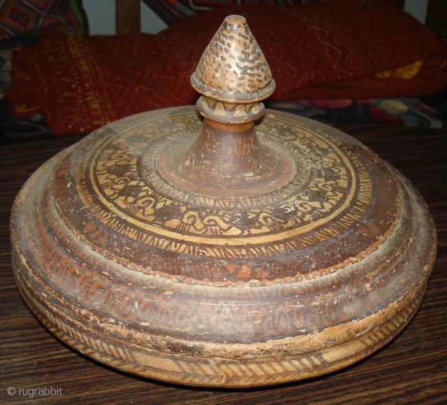 Clay Chapatti Dish From Sindh Area of Pakistan.Very Rare and Early Clay  Dish.(DSC00170)                   