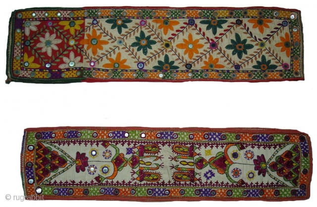 Bhukhani From Sindh Area of Pakistan.Its used as The Bridegroom’s Scarf. Wears wrapped over his turban down to the chin.             