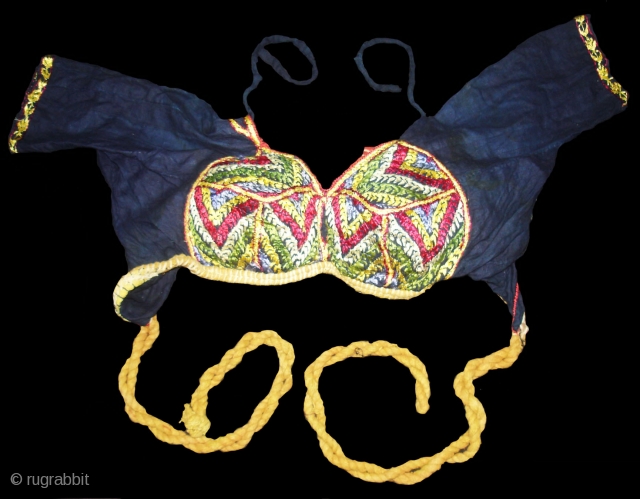 Embroidery Choli(Child)From Chamba Region of Himachal Pradesh India.Circa 1900(DSC00142 New).                       