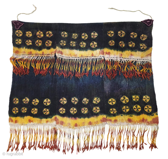 Zanskar Thigma Tie-Dye Bokh Shawl
Zanskar, Ladakh, India
A rare traditional Thigma tie-and-dye Bokh shawl from the tribal region of Zanskar, Ladakh.
Woven from fine yak wool and dyed in a deep, rich indigo blue, ...