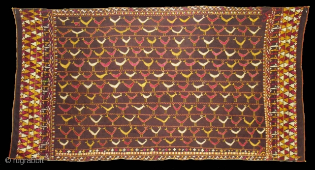 Folk Phulkari From East(India)Punjab,India.known as Moorkuti Phulkari(DSC04984 New).                         