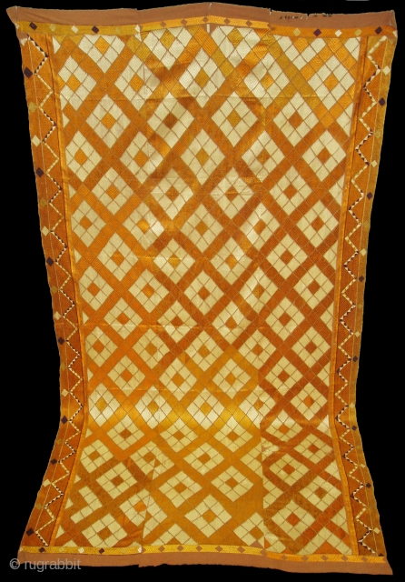 Phulkari From West(Pakistan)Punjab.India,Very Rare Design Of Burfi Bagh(DSC02767 New).                        