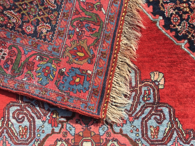 High quality Bidjar rug, 218x141 cm, made between 1930-1940. It’s in very good condition and colours looks nice.               