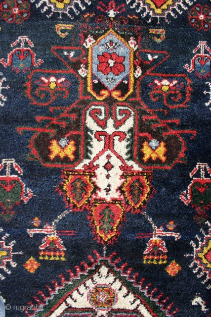 Probably a Saman town rug, made in the beginning of the 20th century, 325x126, high quality piece in good order, with good colours and wool. It has a very small repair in  ...