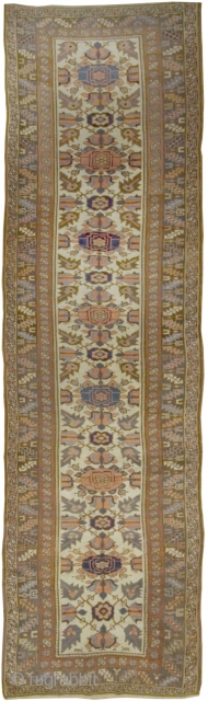 Antique Kurdish Runner.Circa 1880. 3'7 x 13'5.  For more information please call us +1 212-532-5111 
Ref.A2-2339                