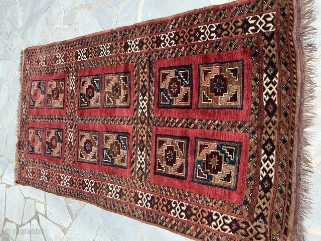 Baloutch or Central Asia ? 202 x 112 good condition good Colors. Contact via WhatsApp : +33 (0) 614362146 :             