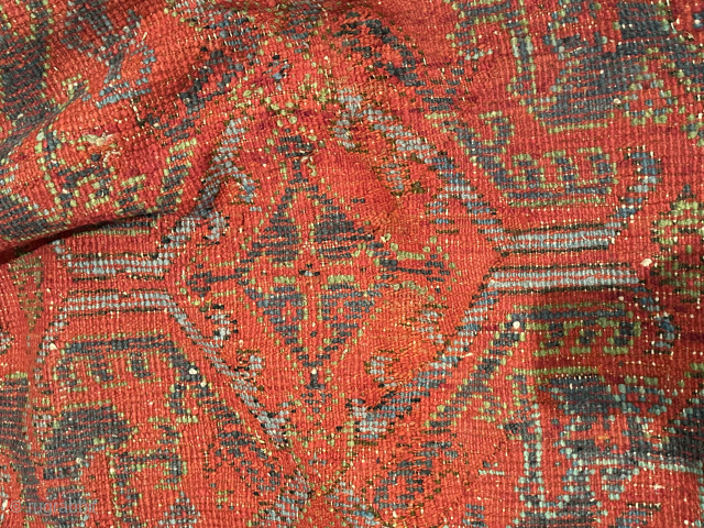 Antique Ushak Carpet, Western Anatolia ,
Circa last quarter 19th century (c. 1875–1900)
Size: 3 × 4 meters (approx. 9 ft 10 in × 13 ft 1 in)
Large village Ushak carpet with wool ...