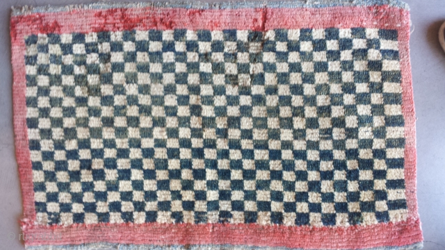 Cushion cover, early 20th century, Tibet
Size 19×30 inches                         