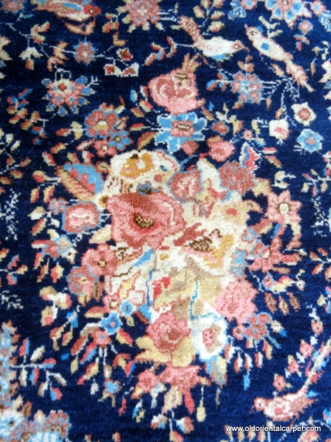 TABRIZ CARPET. This exceptional carpet is about 50 years old and is a very early example of the work of the Master Weaver Taba Tabai in the city of Tabriz in north  ...