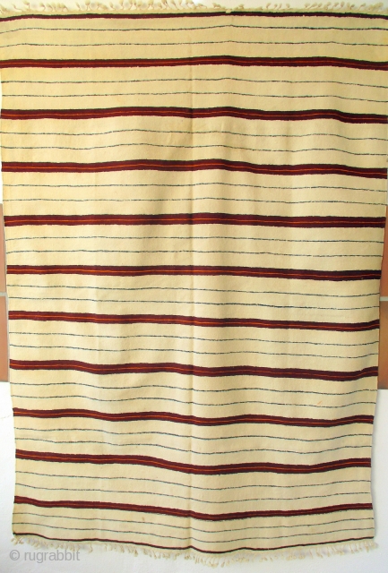 BERBER HANDIRA (SHAWL OR CAPE) FROM THE HIGH ATLAS. This rare, very fine cape is the work of the little known Ait Atta Berber group in the extreme eastern edge of the  ...