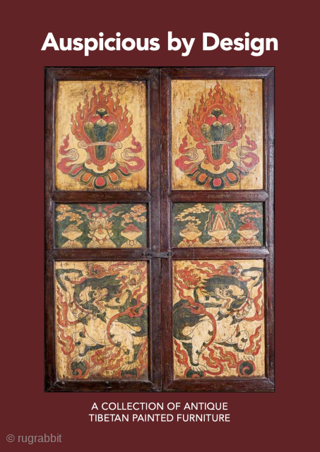 A book catalogue "Auspicious by Design" - a collection of antique Tibetan furniture                    