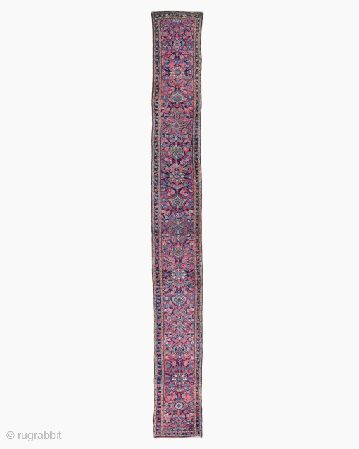 Period: Late 19th century
Origin: Lilian, Iran
Dimensions: 72 x 585 cm
This late 19th century Lilian runner was woven in the Lilian region of Iran, an area known for producing refined village carpets with ...