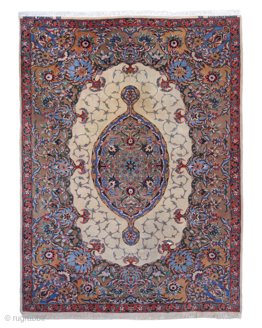 Period: Mid 20th Century
Origin: Hereke, Turkey
Dimensions: 210 x 284 cm

This mid 20th century Hereke rug, woven in Turkey, is a refined example of the classical court inspired tradition for which Hereke is  ...