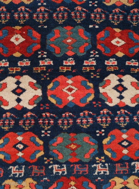 Middle of 19th Century colorful Shahsevan Rug size 115 x 280 cm
It has very nice colors and Rare design              