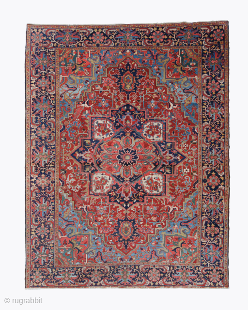 19th Century Persian Heriz Carpet

Size : 300 x 386 cm
please send me directly mail. galleryaydinrugs@gmail.com                  