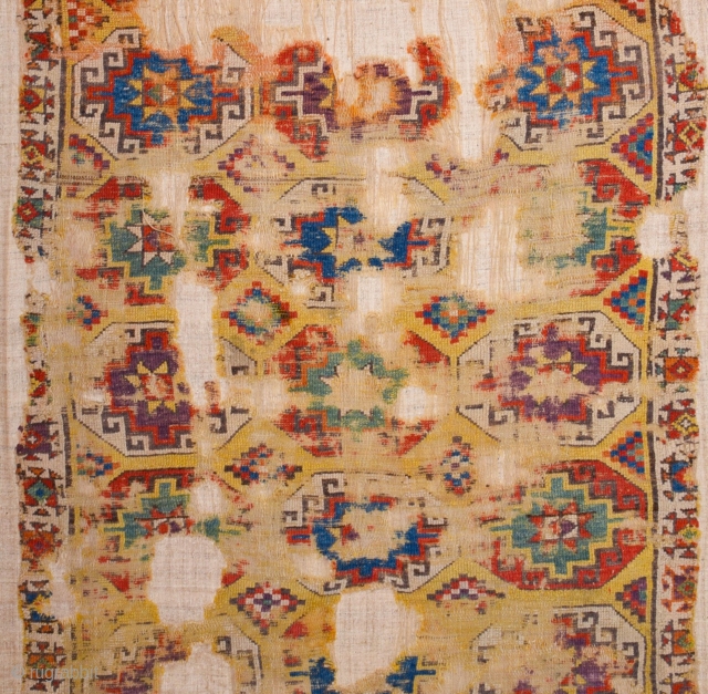 18th Century Anatolian Cappadokia Rug It Has Great Colors Size 124 x 246 cm
                   