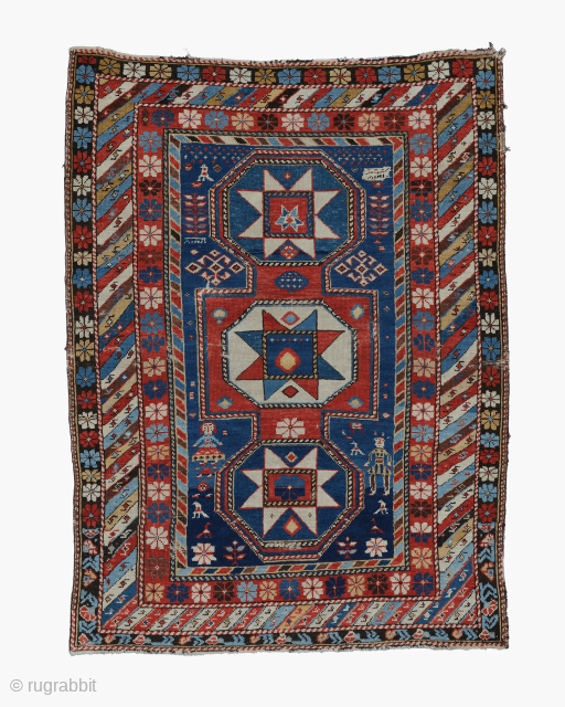 Middle of the 19th Century Shirvan Lezgi Rug
Size : 100 x 134 cm
Please send me directly mail.
galleryaydinrugs@gmail.com                