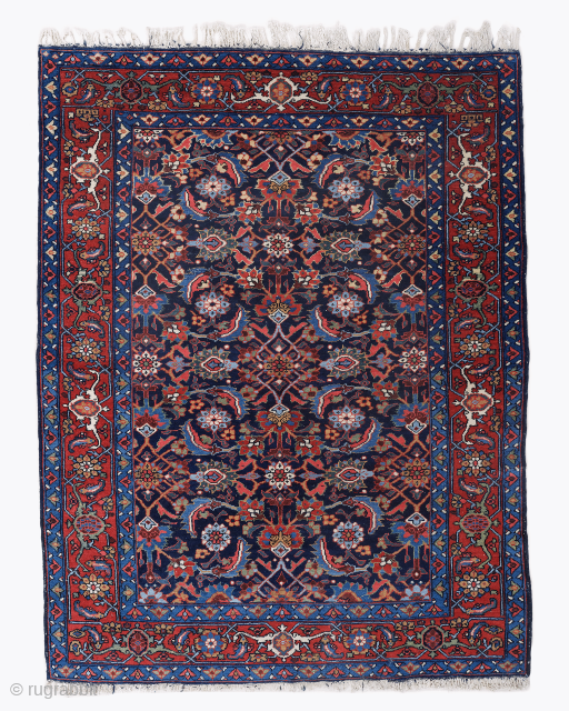 Antique Heriz Rug

Period: Late 19th Century
Origin: Heriz, Northwest Iran
Dimensions: 147 x 195 cm

This impressive Heriz rug, woven in northwestern Persia during the 19th century, exemplifies the bold, architectural style for which Heriz  ...