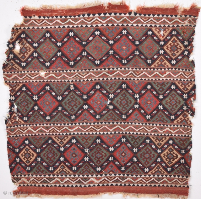 Mid 19th Century East Anatolian Kilim Bag size 90x90 cm                       