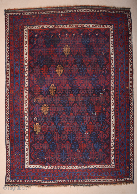 Luri or Kurdish Rug All the colors are natural and ıt's in really good condition.It has very fine thin quality Size 175 x 242 cm        