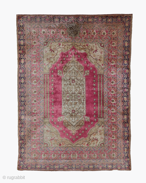 Late 19th Century Ottoman Period Signed Silk Feshane Rug Size : 115×158 cm
https://galleryaydin.com/product/a-signed-silk-feshane-rug/                    