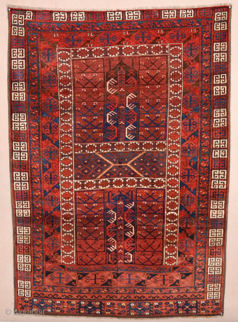 19th Century Ersari Engsi Rug.It's in perfect condition and untouched one.The colors are perfect.Size 128 x 180 Cm               