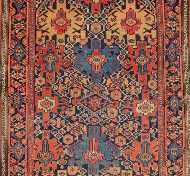 Circa 1920s Persian colorful Melayer rug size 133 X 205 cm Generally good condition.                   