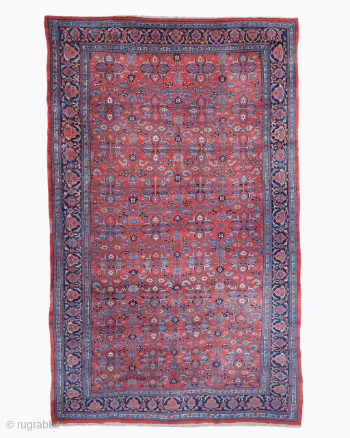 Period: Late 19th century
Origin: Northwest Iran
Dimensions: 315 x 515 cm
This late 19th century Bidjar rug from northwestern Iran showcases the characteristic strength and refinement for which Bidjar weaving is renowned. The field ...