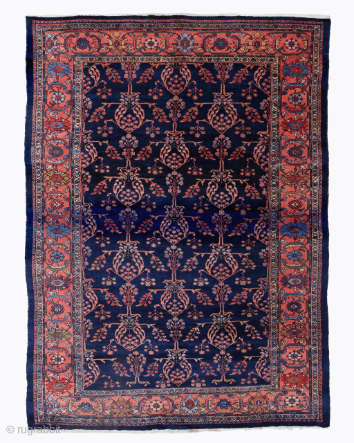 Period: Late 19th century
Origin: Mahal region, Iran
Dimensions: 213 x 295 cm

This late 19th century Mahal rug is a classic representative of the weaving traditions from the Arak region of West Persia. Known  ...