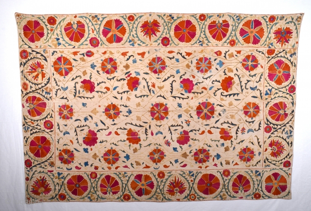 19th Century Bokhara Suzani size 156x232 cm                          