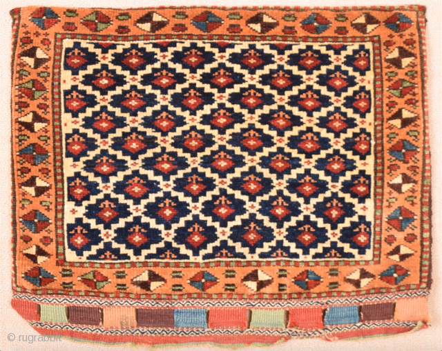 19th Century Kurdish Colorful Bag It's in Perfect Condition Untouched One Size 52 x 63 cm                 