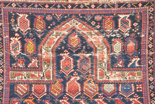 Mid. 19th Century Shirvan Marasali Rug Size 90 x 130 Cm                      