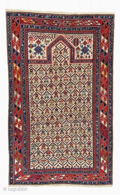 Caucasian Shirvan Prayer Rug in Good Condition Size 102 x 162 cm
http://www.galleryaydin.com/urun/shirvan-prayer-rug-5/                     