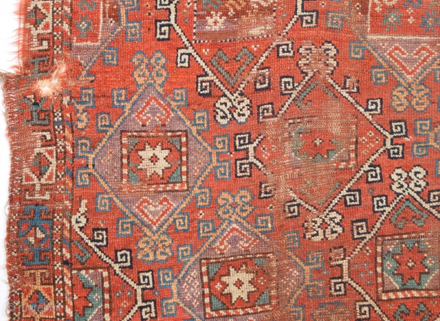 Really Unusual Early 18th Century Anatolian Rug Fragment Size 120 x 170 Cm                    