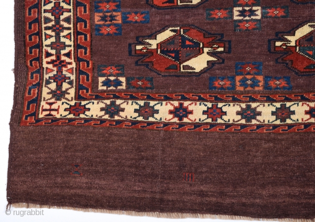 Mid 19th Century Yamud Chuval Size 76 x 115 Cm                       