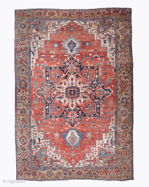 Late of the 19th Century Persian Serapi Carpet
Size : 390×570 cm