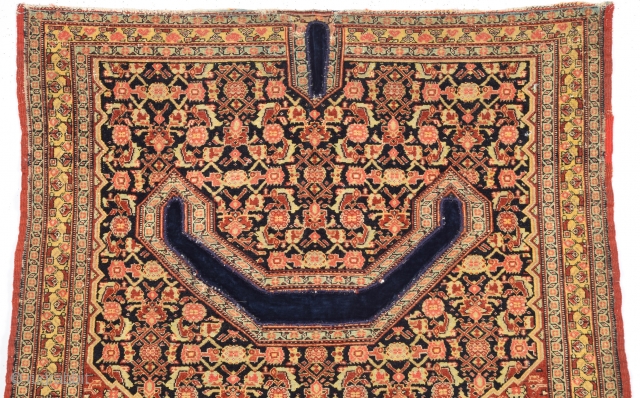 19th Century Lovely Senneh Saddel Bag Cover Size 95 x 100 Cm                     