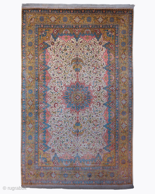 Period: Early 20th century
Origin: Hereke, Turkey
Dimensions: 300 x 470 cm
This exquisite Hereke carpet, woven in the early 20th century in the renowned weaving center of Hereke, Turkey, represents one of the finest  ...