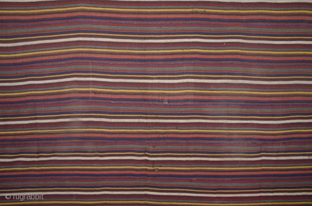 19th Century Shahsavan Kilim Band Size 200 x 225 Cm                       