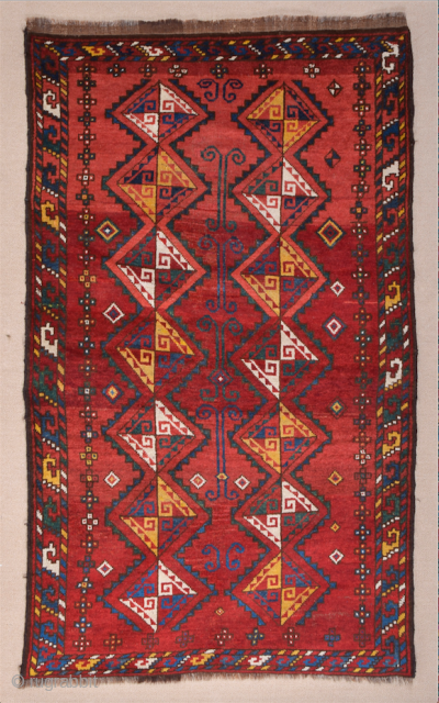 Mid 19th Century Uzbekistan Karakalpak Rug Size 112 x 182 cm                      