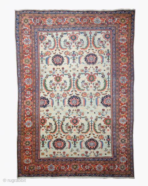 Late of 19th Century Mahal Carpet

Size : 310 x 435 cm

https://galleryaydin.com/product/antique-mahal-carpet-4/

Galleryaydinrugs@gmail.com                      