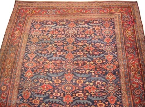 

Bidjar Halvaï Persian, knotted circa in 1896, antique. 458 x 220 (cm) 15'  x 7' 3" 
 carpet ID: P-2527
The black knots are oxidized, the knots are hand spun lamb wool,  ...