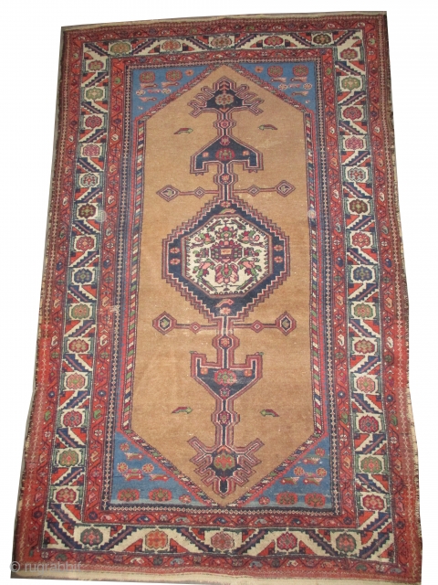 


Hamadan Persian knotted circa in 1924, semi antique, 214 x 137 (cm) 7'  x 4' 6"  carpet ID: K-4091
The knots are hand spun wool, the background is knotted with camel  ...