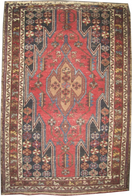 

Noubaran Persian knotted circa in 1920 antique, 120 x 79 (cm) 3' 11" x 2' 7"  carpet ID: SA-1334
The knots are hand spun wool, the black knots are oxidized, the center  ...